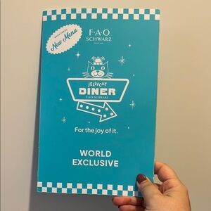 FAO Schwarz Jellycat Diner Menu! From New York NYC exclusive